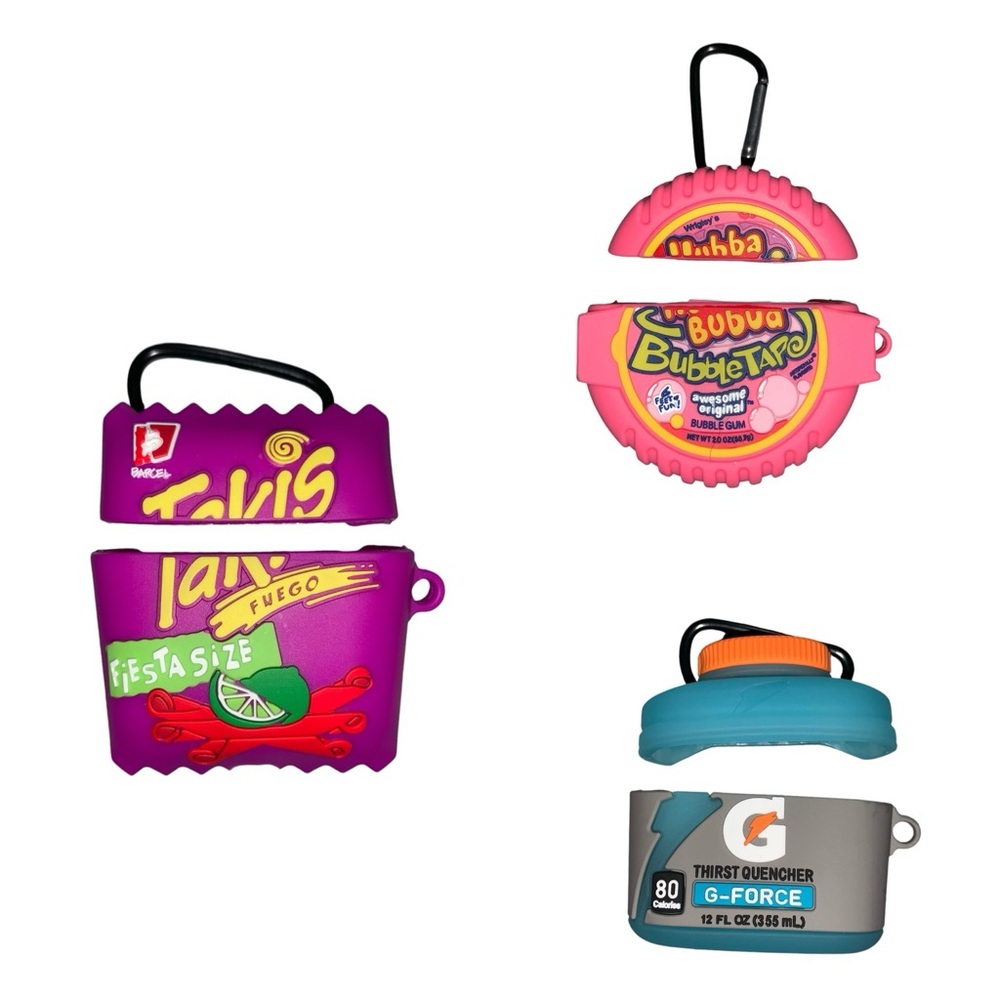 Gatorade, takis & hubba bubba gum inspired AirPod earbuds case for AirPods 3 gen